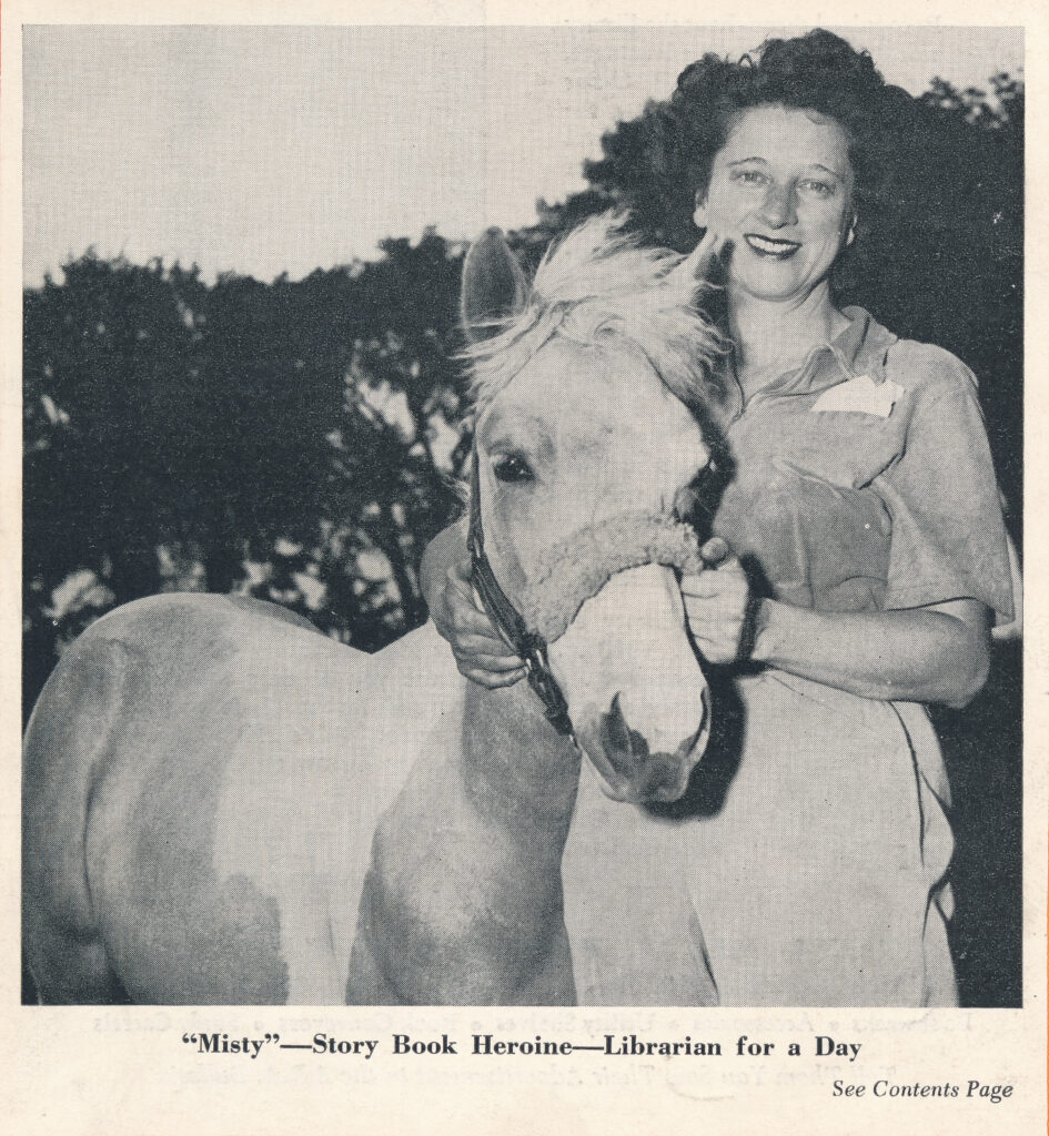 “Misty” – Story Book Heroine – Librarian for a Day