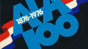 detail of 1976 ALA conference program logo