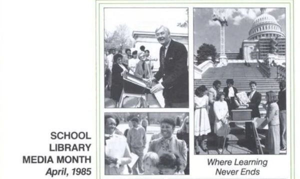 School Library Month history graphic