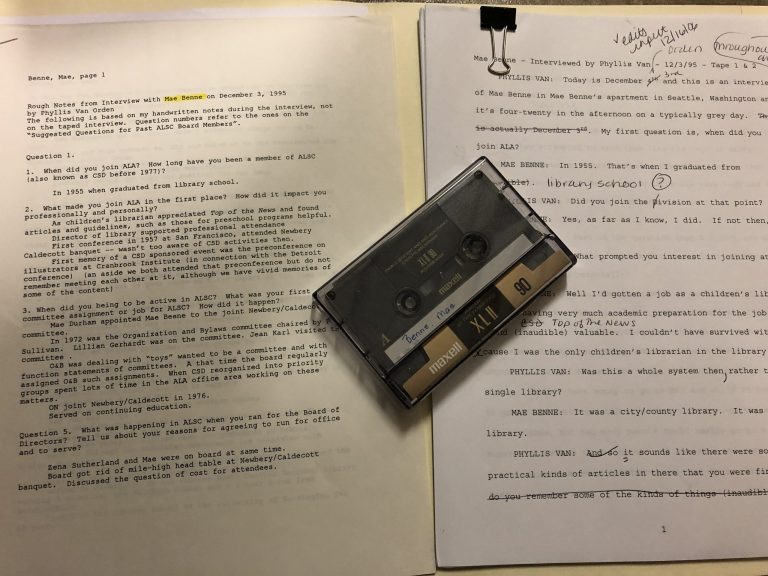 oral histories at the ala archive graphic