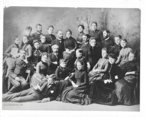 The School of Economy at Columbia College in New York City, class of 1888. Photo: ALA Archives