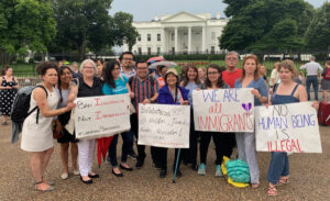 REFORMA members outside of the White House, June 25, 2019.