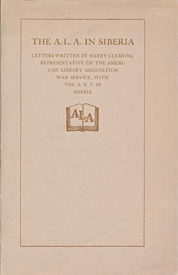 Letters published by Harry Clemons.