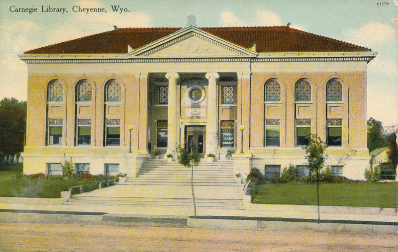 Carnegie Library, Cheyenne, Wyoming, 1911. From the ALA Archives.