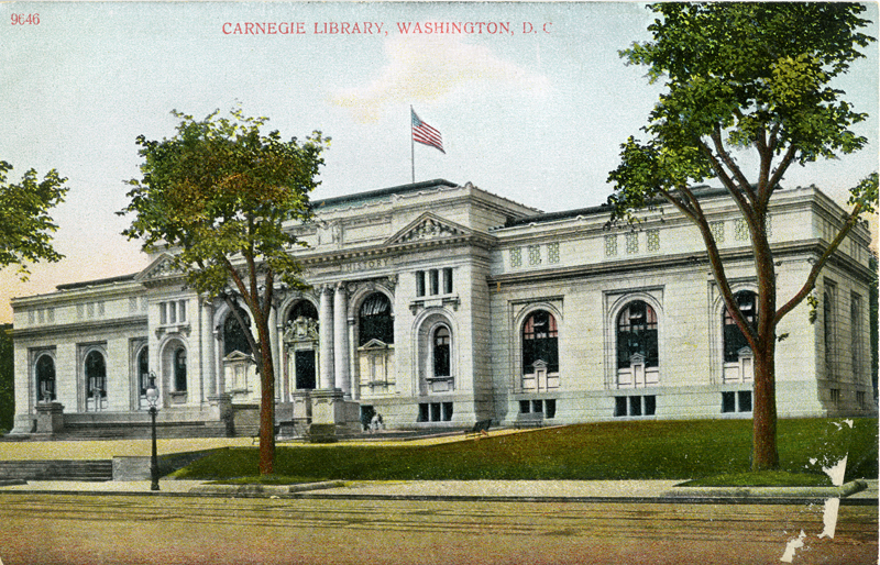 Carnegie Library, Washington D.C., 1910. From the ALA Archives.