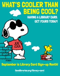 Snoopy lends his likeness for the 2015 campaign. From the ALA Archives.