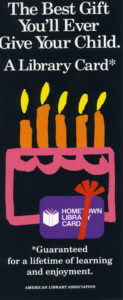 The first theme of the Library Card Sign-Up Month campaign.