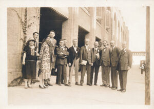 A group of foreign delegates in Atlantic City during the ALA Fiftieth Anniversary Conference, October 1926.