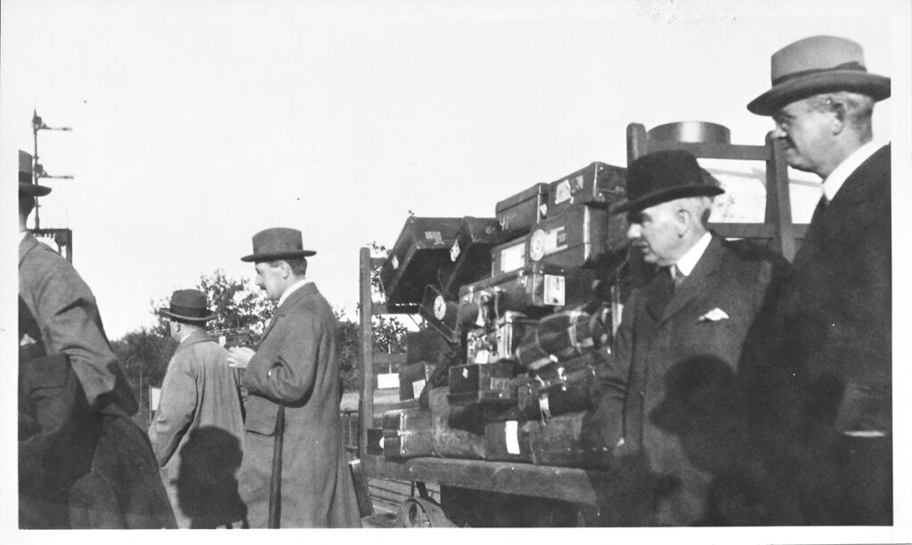 Delegates at Princeton Station. From the ALA Archives.